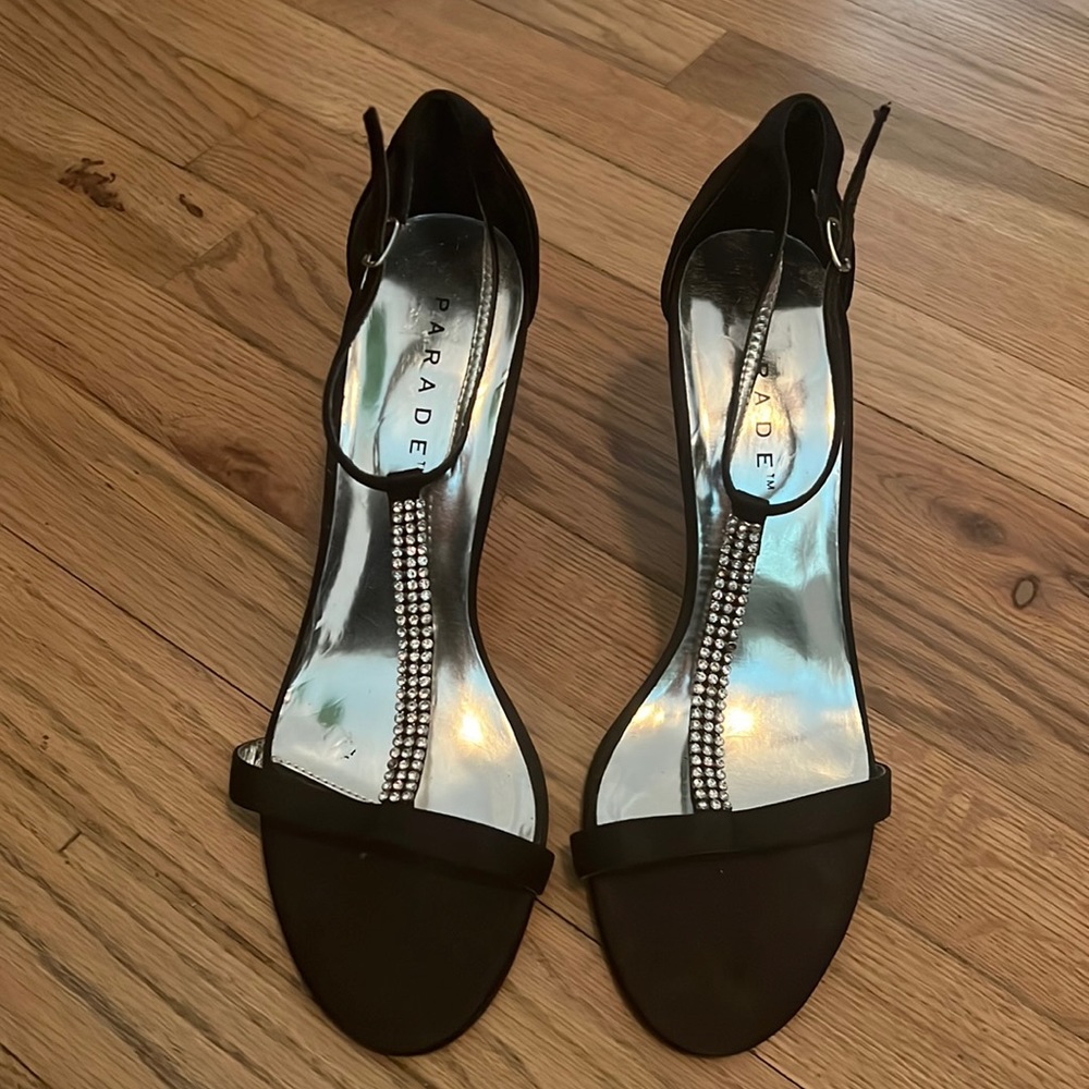 Parde Rhinestone Strappy Heel Size 8.5